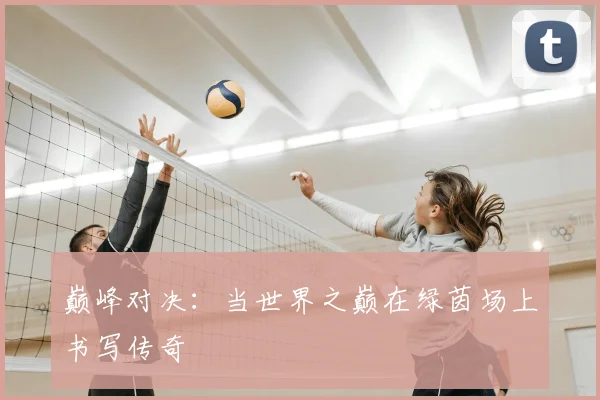 巅峰对决：当世界之巅在绿茵场上书写传奇